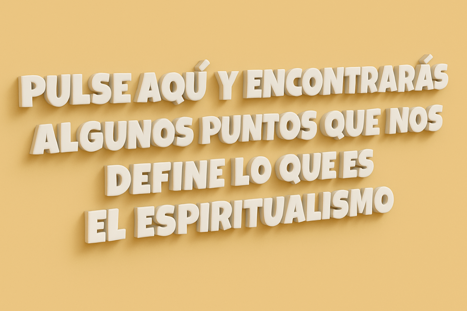 El Espiritualismo
