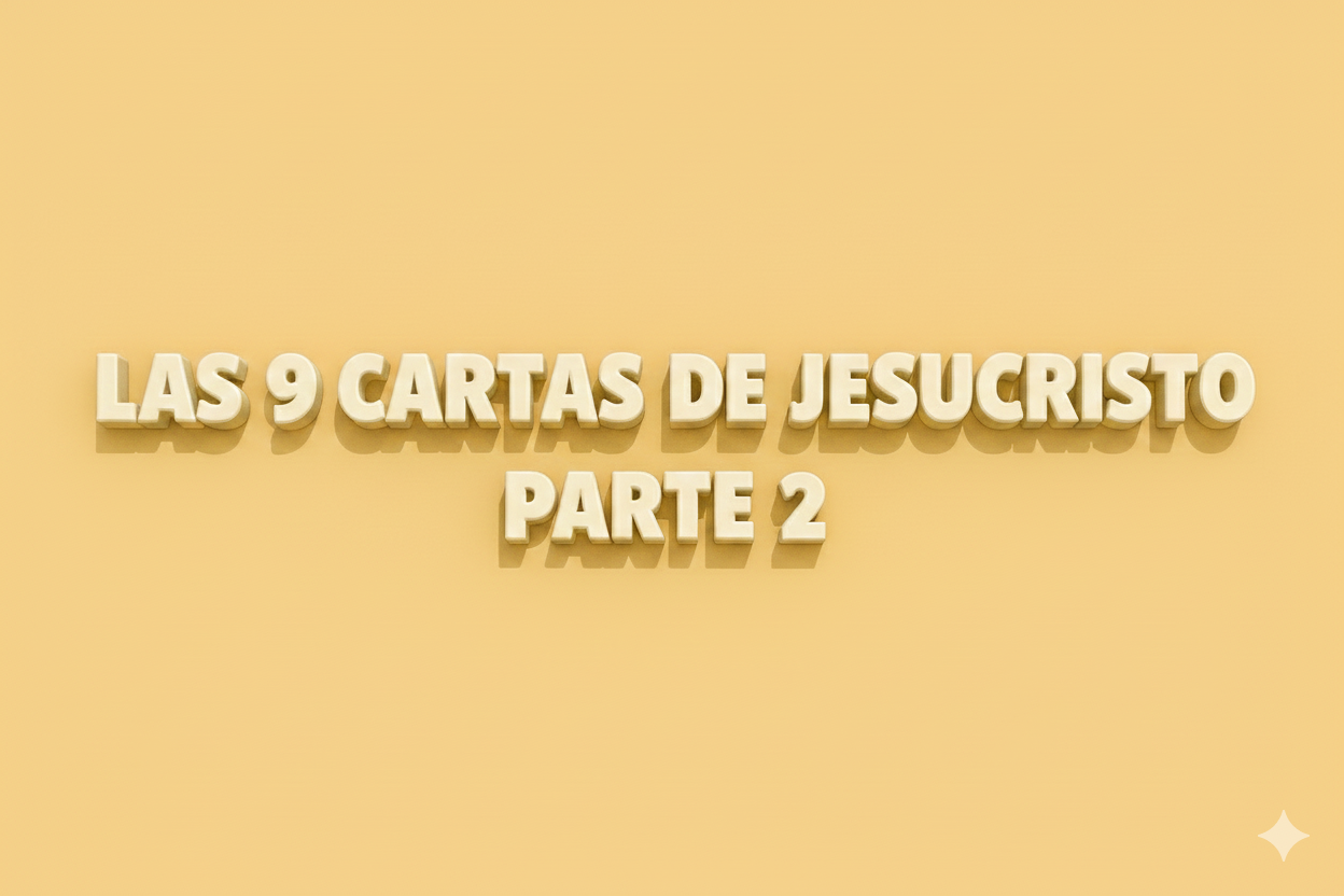 Las 9 Cartas de Jesucristo 2 (pdf)